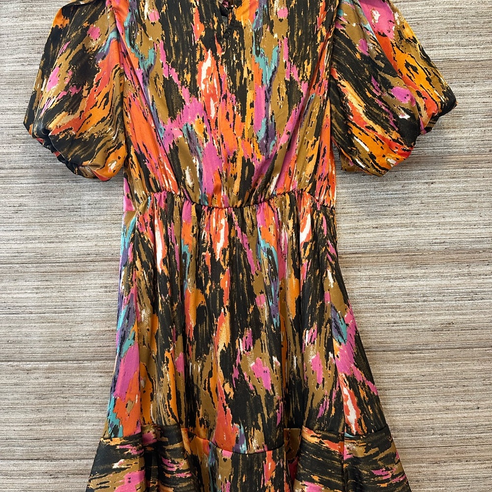 THML Multicolor Abstract Mini Dress - Picture 2 of 2